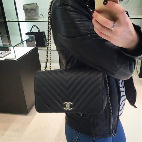 chanel large statement chevron flap bag|Chanel flap bag jumbo grey.